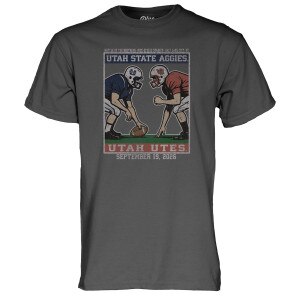 Utah State Aggies vs Utah Utes Battle of the Brothers T-Shirt Charcoal unisex?resizeid=2&resizeh=300&resizew=300